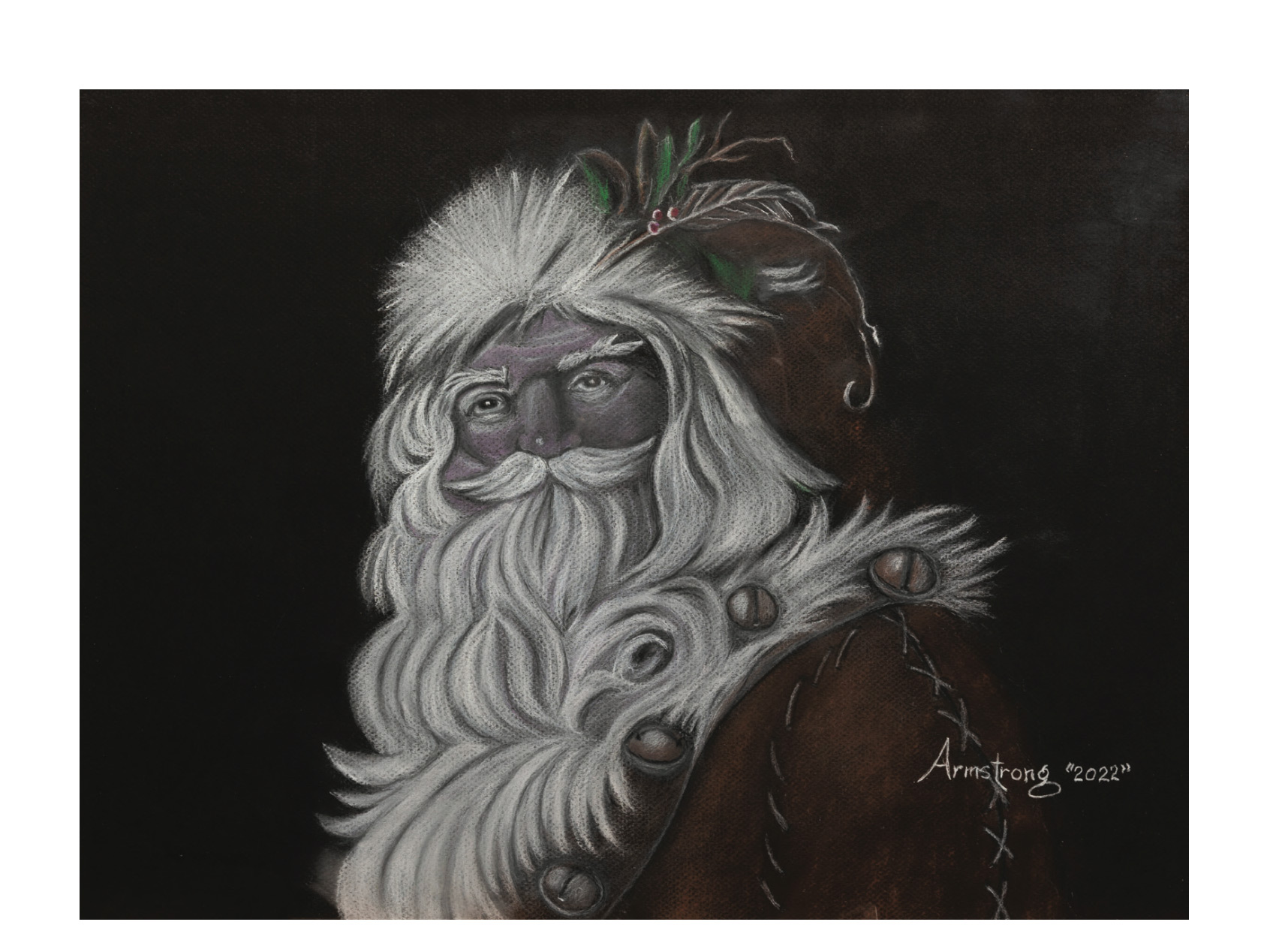 Christmas - Country Santa by Robert Armstrong