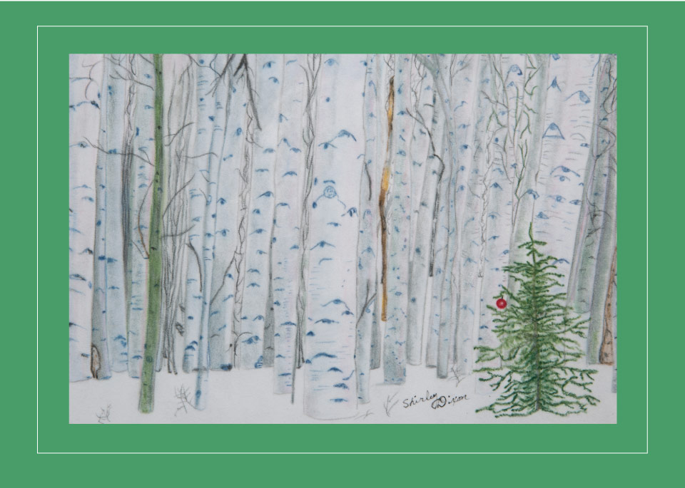 Christmas Among the Birch Trees by Shirley Dixon